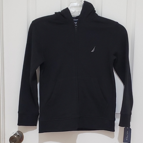 Nautica Black Boys Hoodie - Picture 1 of 4